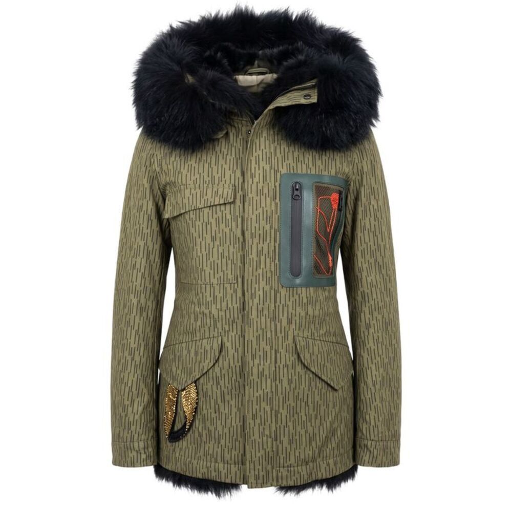 Mr&Mrs Italy Green Cotton Women's Women's Jacket